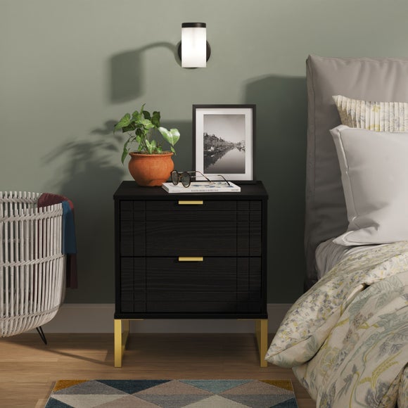 View Darlton 2 Drawer Bedside Table View Darlton 2 Drawer Bedside Table