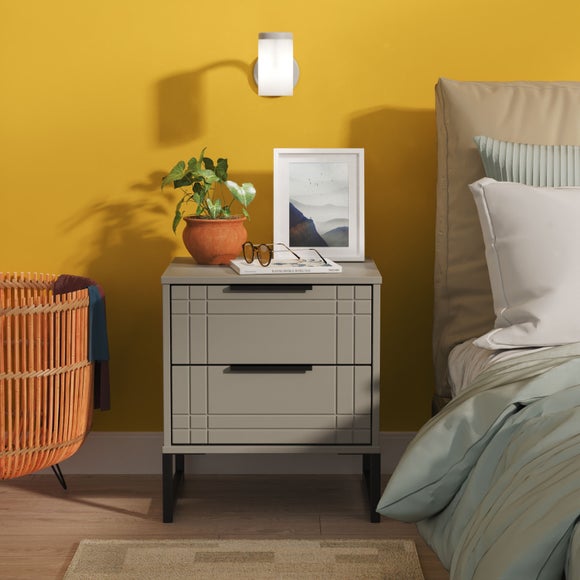 View Darlton 2 Drawer Bedside Table View Darlton 2 Drawer Bedside Table