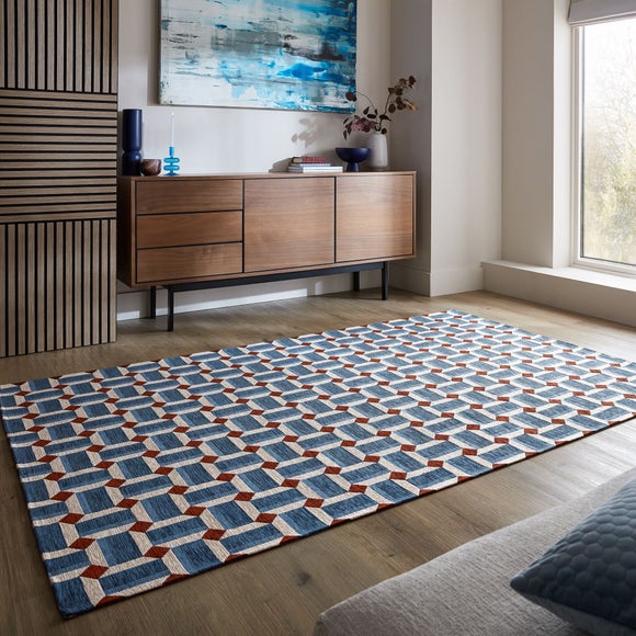 Click to view product details and reviews for Lennox Geometric Rug.