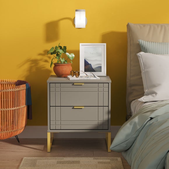 View Darlton 2 Drawer Bedside Table View Darlton 2 Drawer Bedside Table