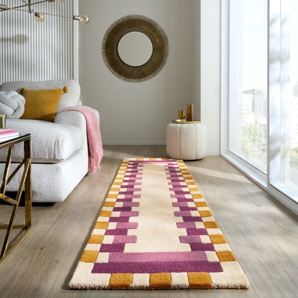 View Kai Wool Border Runner View Kai Wool Border Runner