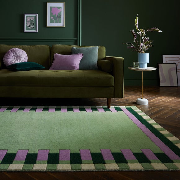 View Kai Wool Border Rug View Kai Wool Border Rug