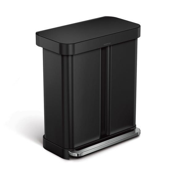Click to view product details and reviews for Simplehuman 3424l Stainless Steel Dual Compartment Pedal Bin.