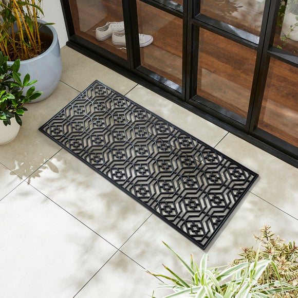 View Geo Rubber Doormat View Geo Rubber Doormat