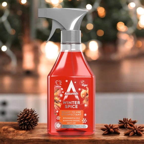 Click to view product details and reviews for Astonish Winter Spice Disinfectant Spray 550ml.