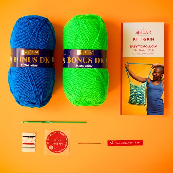 Click to view product details and reviews for Make It Bright Bag Crochet Kit.