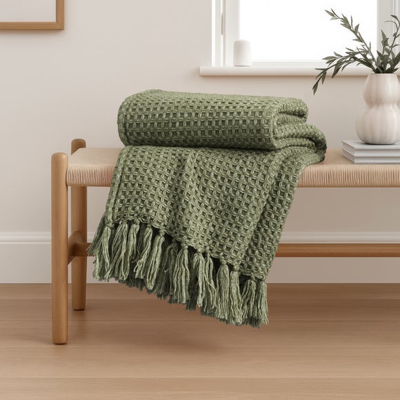 Chunky Waffle Throw