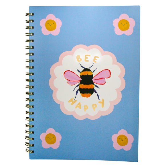 Click to view product details and reviews for Eleanor Bowmer A4 Bee Happy Spiral Bound Notebook. Click to view product details and reviews for Eleanor Bowmer A4 Bee Happy Spiral Bound Notebook.