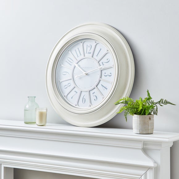 Churchgate Cream & Champagne Round Wall Clock