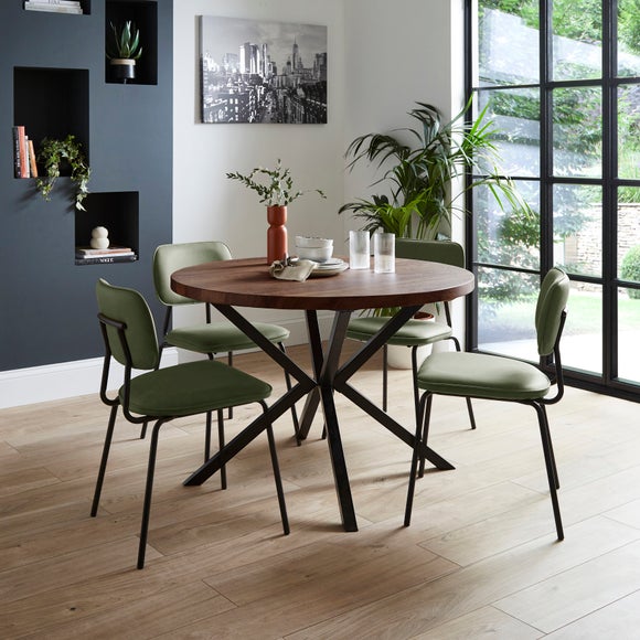 View Ezra Round 4 Seater Dining Table View Ezra Round 4 Seater Dining Table