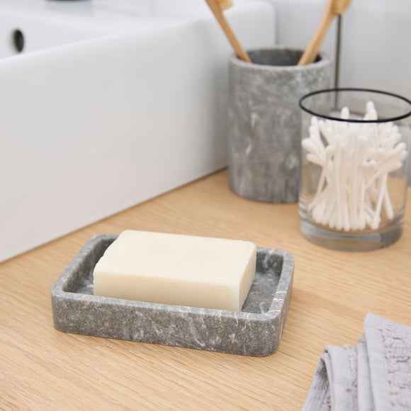 Click to view product details and reviews for Grey Marble Effect Resin Soap Dish. Click to view product details and reviews for Grey Marble Effect Resin Soap Dish.