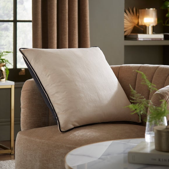 Luxe Velour Contrast Square Cushion