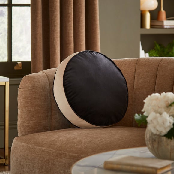 Click to view product details and reviews for Luxe Velour Contrast Round Cushion. Click to view product details and reviews for Luxe Velour Contrast Round Cushion.