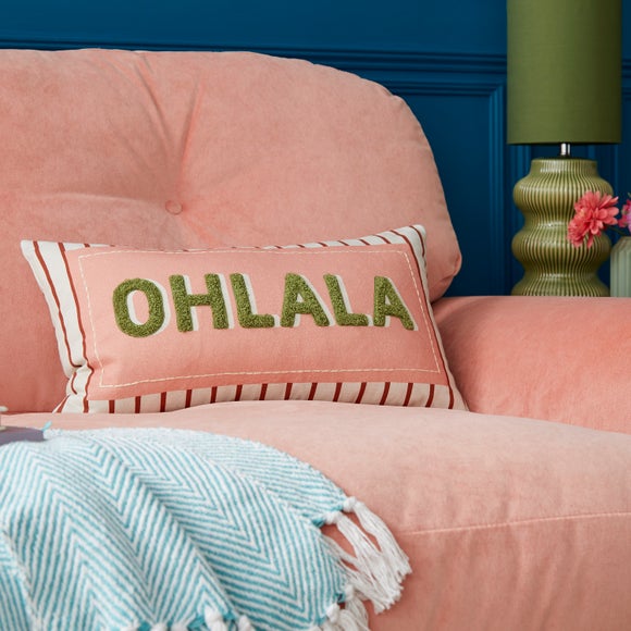 Oh La La Cotton Rectangle Cushion