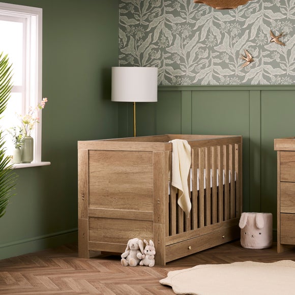 Obaby Nika Cot Bed with Drawer