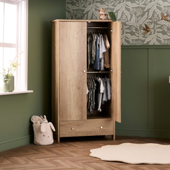 Click to view product details and reviews for Nika Double Wardrobe Oak.