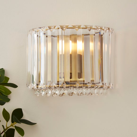 Crus Beaded Diffuser Wall Light