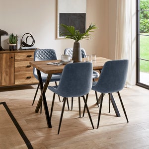 Walden Set Of 4 Dining Chairs- Faux Leather