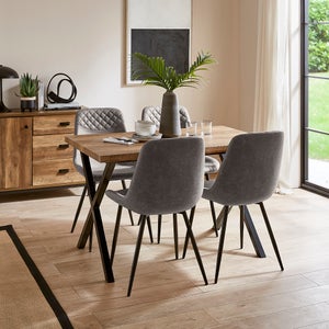 Walden Set Of 4 Dining Chairs- Faux Leather