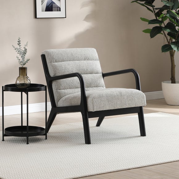 Click to view product details and reviews for Khali Natural Ribbed Cord Occasional Chair.
