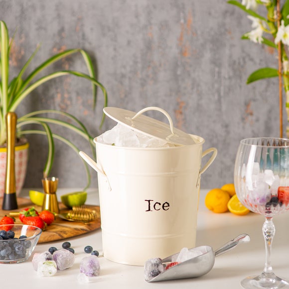 Harbour Housewares Vintage Ice Bucket with Scoop