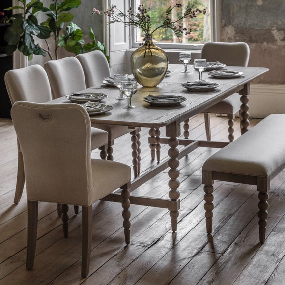 Cedar And Sage Boden 6 8 Seater Extendable Dining Table