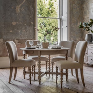 Cedar & Sage Boden 4-6 Seater Round Extendable Dining Table