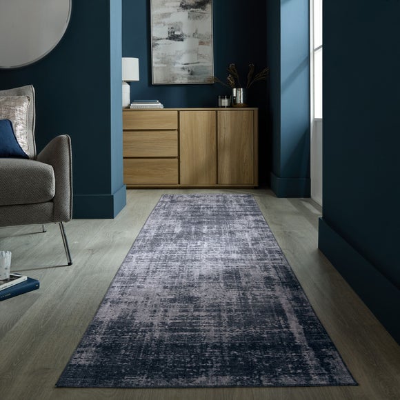 Haze Abstract Washable Runner