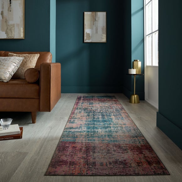 Abstract Washable Runner