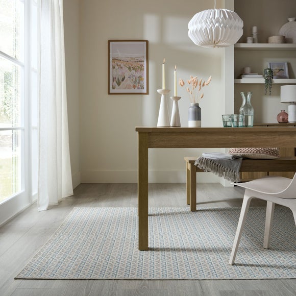 View Geo Diamond Woven Washable Rug View Geo Diamond Woven Washable Rug