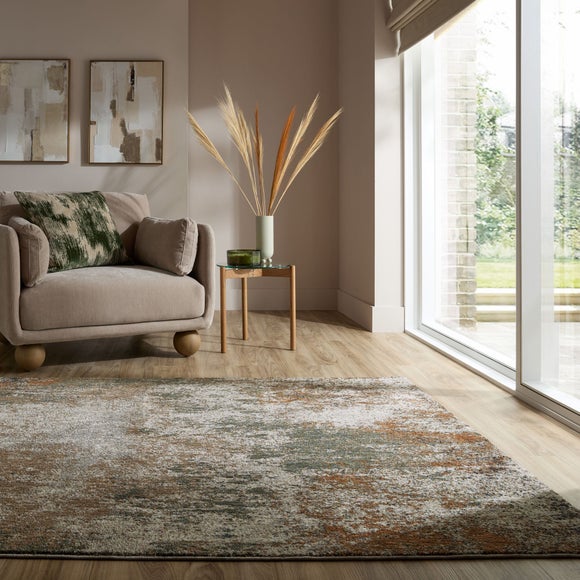 Zane Abstract Washable Modern Rug