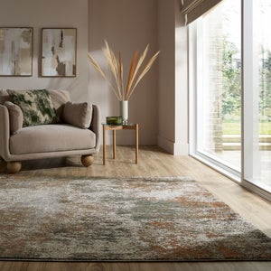 Zane Abstract Washable Modern Rug
