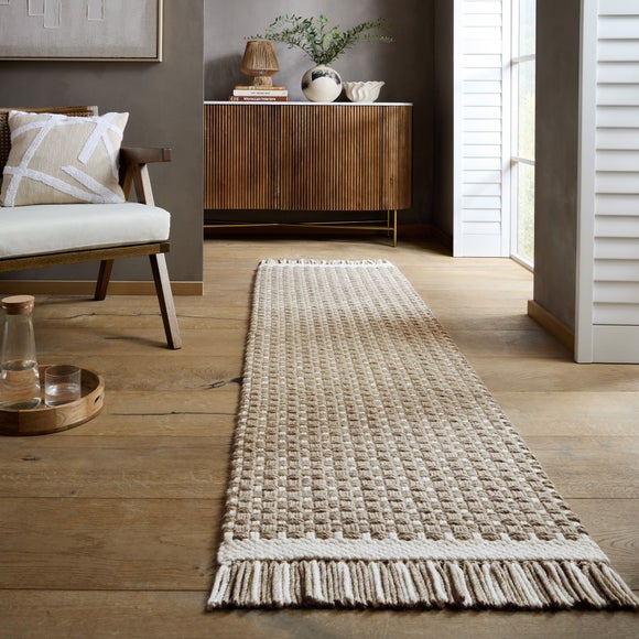 Wool Basketweave Runner