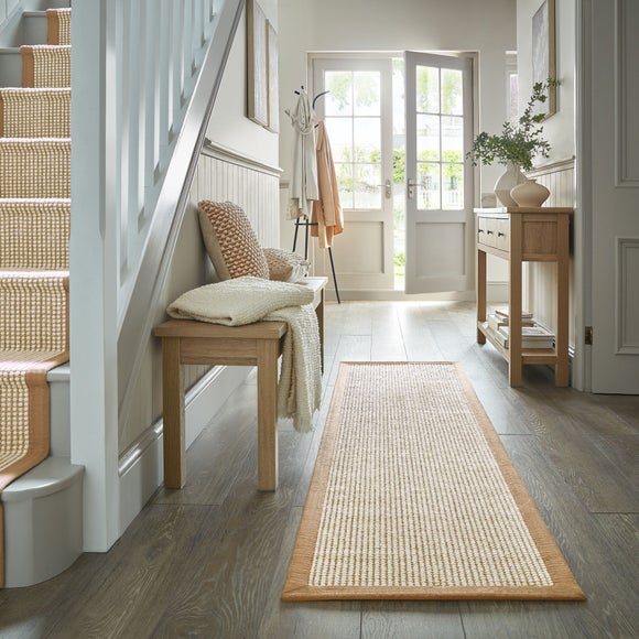 Textured Dot Border Bobble Runner