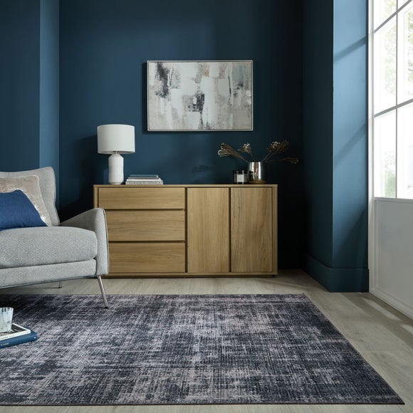 Haze Abstract Washable Runner