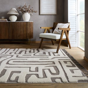 Madu Abstract Tasselled Rug