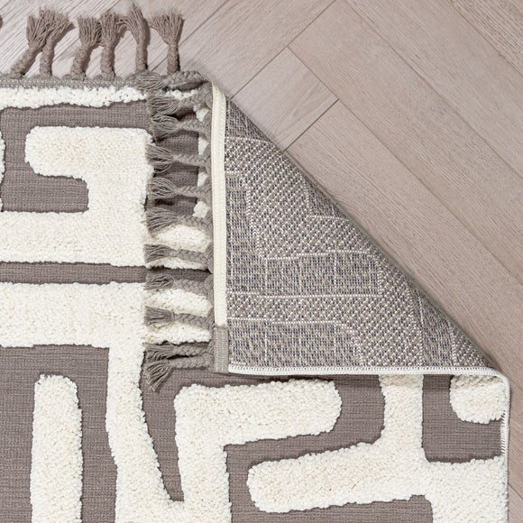 Photo 3 of Madu Abstract Tasselled Rug Photo 3 of Madu Abstract Tasselled Rug