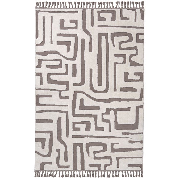 Photo 5 of Madu Abstract Tasselled Rug Photo 5 of Madu Abstract Tasselled Rug