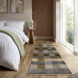 Felix Geometric Checkerboard Runner