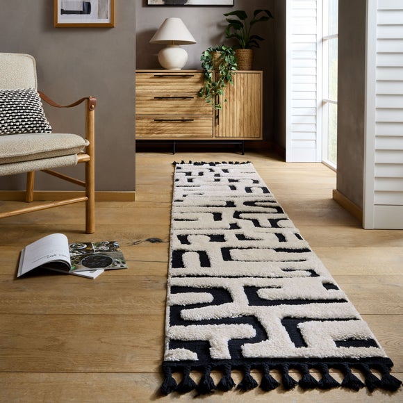 View Madu Abstract Tasselled Runner View Madu Abstract Tasselled Runner