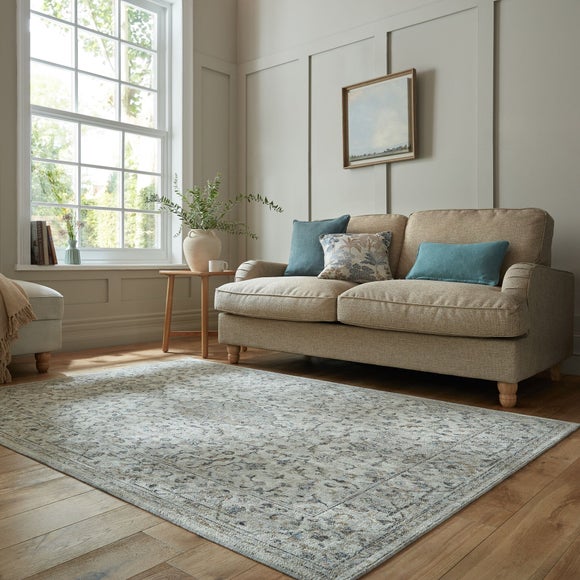 View Beatrix Traditional Floral Washable Rug View Beatrix Traditional Floral Washable Rug