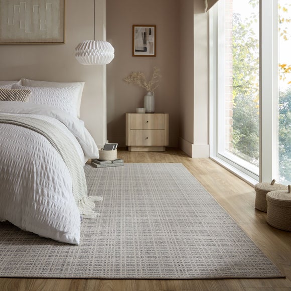 Woven Check Rug