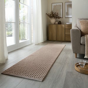 Wyatt Wool Textured Check Runner