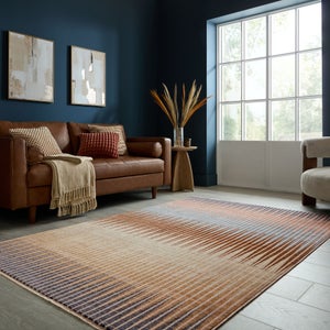 Kruze Mid Century Diamond Striped Rug