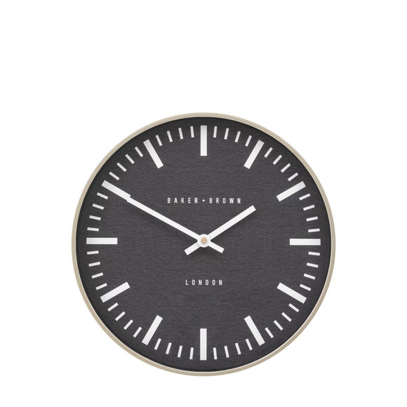 Cedar & Sage Claremont Round Wall Clock