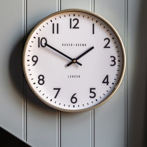 Cedar & Sage Norton Round Wall Clock