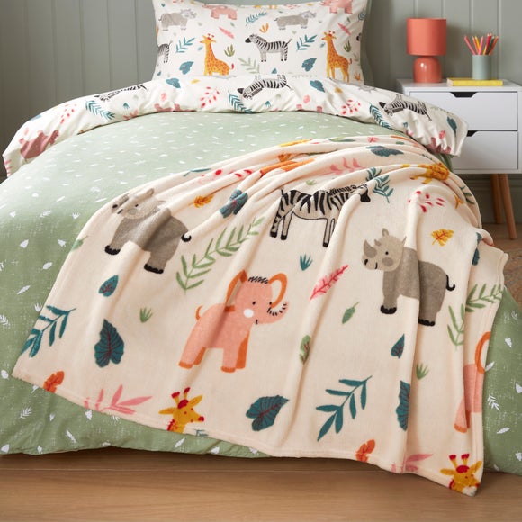 Safari Fleece Throw 100cm x 150cm