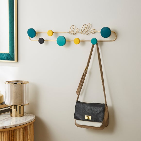 View Hello Decorative Wall Hooks View Hello Decorative Wall Hooks