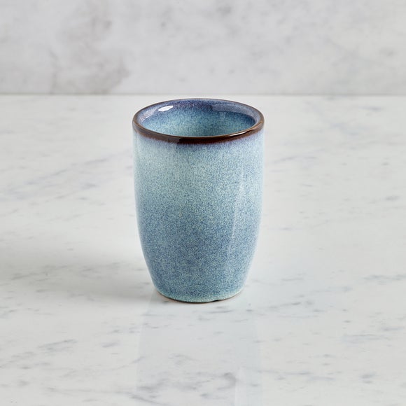 View Handleless Double Walled Reactive Glaze Ceramic Mug View Handleless Double Walled Reactive Glaze Ceramic Mug