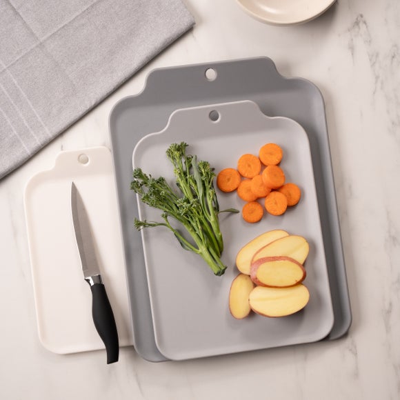 Pack of 3 Plastic Cutting Boards